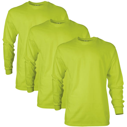 HOTGildan Adult Ultra Cotton Long Sleeve T-Shirt, Style G2400, Multipack