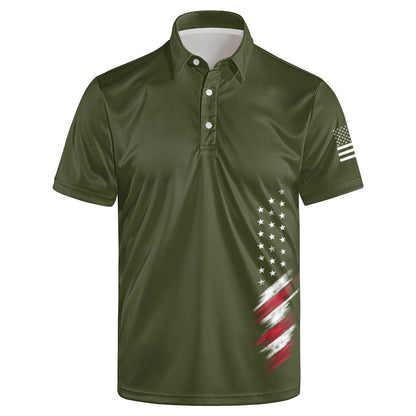 HOTGolf Polos for Men Funny Moisture Wicking Golf Shirts Performance Quick-Dry Polo Shirts Short Sleeve