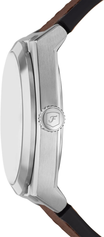 HOTFossil Men's Everett Quartz Stainless Steel Watch, Three-Hand Watch for Men