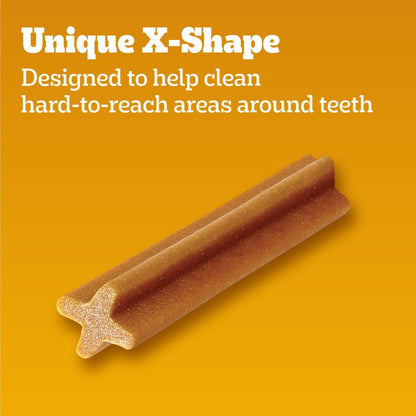 HOTPedigree Dentastix Large Breed Dog Dental Treats, Variety, 51 Count | Original, Beef & Fresh Flavors, triple action dental care, reduces tartar, cleans teeth, freshens breath, for dogs 40+ lbs
