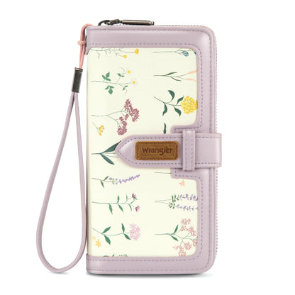 HOTX Wrangler Women's Wallets Bifold Wristlet Wallets for Women Large Capacity Credit Card Wallet with ID Window