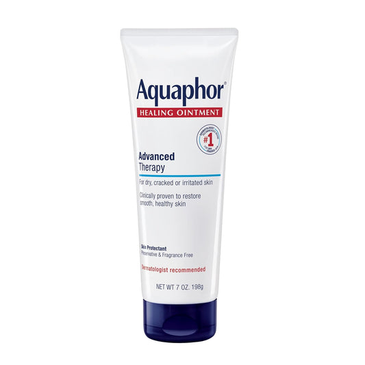 HOTAquaphor Healing Ointment Advanced Therapy Skin Protectant, Dry Skin Body Moisturizer, 7 Oz Tube