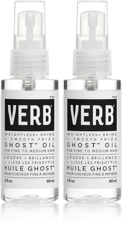 HOTVERB Ghost Oil - Weightless Hair Oil for Fine to Medium Hair - Smooths Frizz, Adds Shine - No Parabens, Gluten or Harmful Sulfates