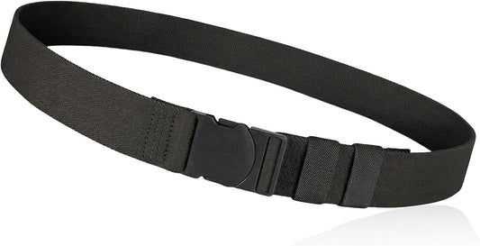 HOTWaist Wow No Show Invisible Elastic Belts for Women Men Adjustable Web Stretch Belt with Non-Metal Buckle for Jeans Pants