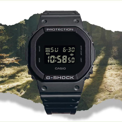HOTCasio DW5610UU-8 Men's Classic Urban Utility Gray Resin Band Alarm Chronograph G Shock Watch