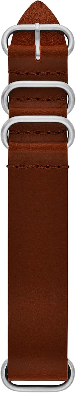 HOTFossil Men's 22mm Dark Brown LiteHide™ Leather Watch Band