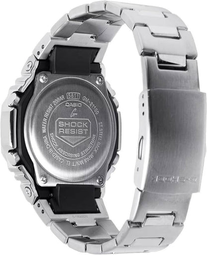 HOTG-Shock Casio G-Steel GM2110D Analog-Digital Navy Blue Dial Stainless Steel Watch 43mm - GM2110D-2B