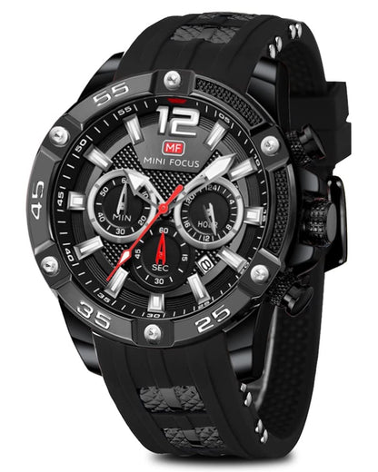 HOTAIMES Watch for Men Sport Military Waterproof Chronograph Mens Watches Analog Quartz Big Face Classic Stylish Fashion Casual Designer Business Work Wrist Watch Elegant Gift for Men