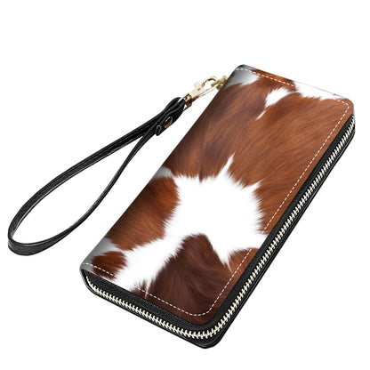 HOTCute Sloth Print Women Large Capacity PU Leather Zip Around Wallet, Multifunctional Clutch Purse for Cash/Card/Coin/Smart Phone