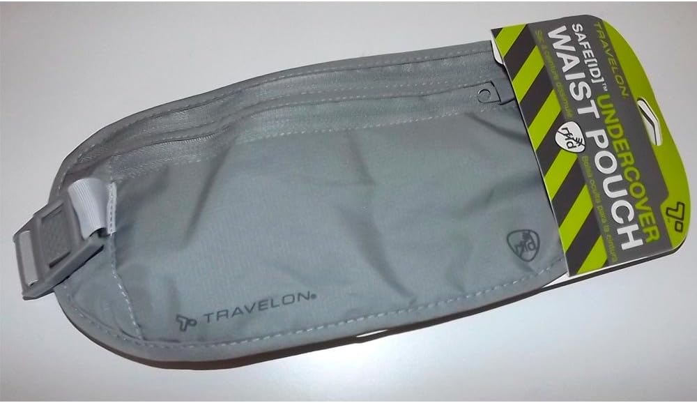 HOTTravelon Rfid Blocking Undergarment Waist Pouch Travel Wallet