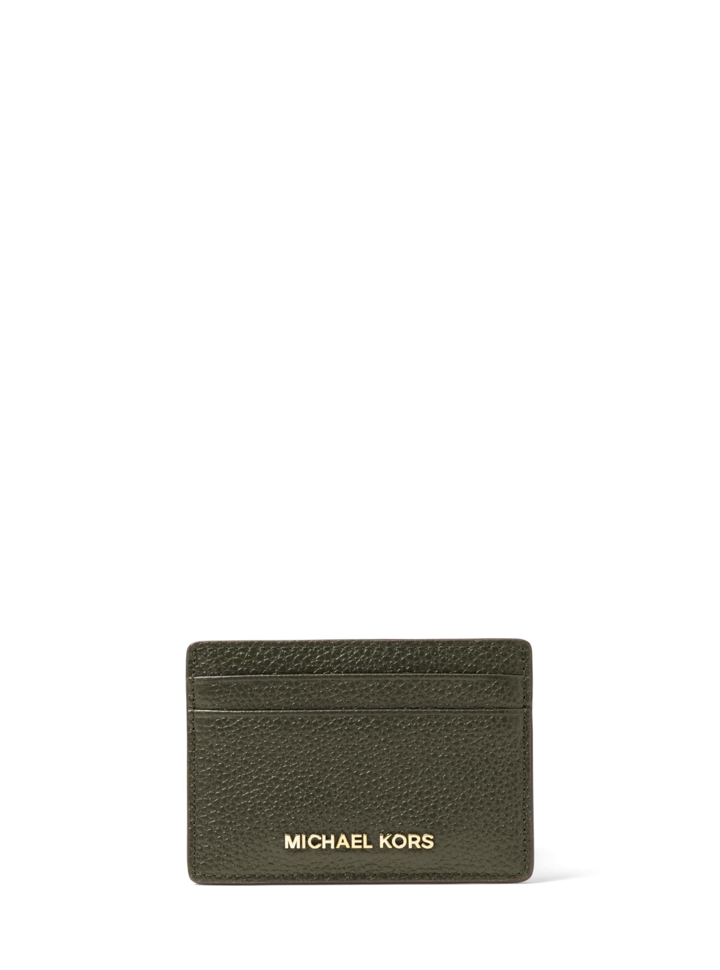 HOTMichael Kors Women's Jet Set Card Holder, Gold-Tone Hardware/Black, One Size