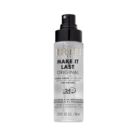 HOTMilani Setting Spray + Primer, Make It Last Original - Natural Finish with Niacinamide for Hydration, Setting Spray for Makeup and Face Primer, 3-in-1 Prime + Hydrate + Set, 2.03 Fl. Oz