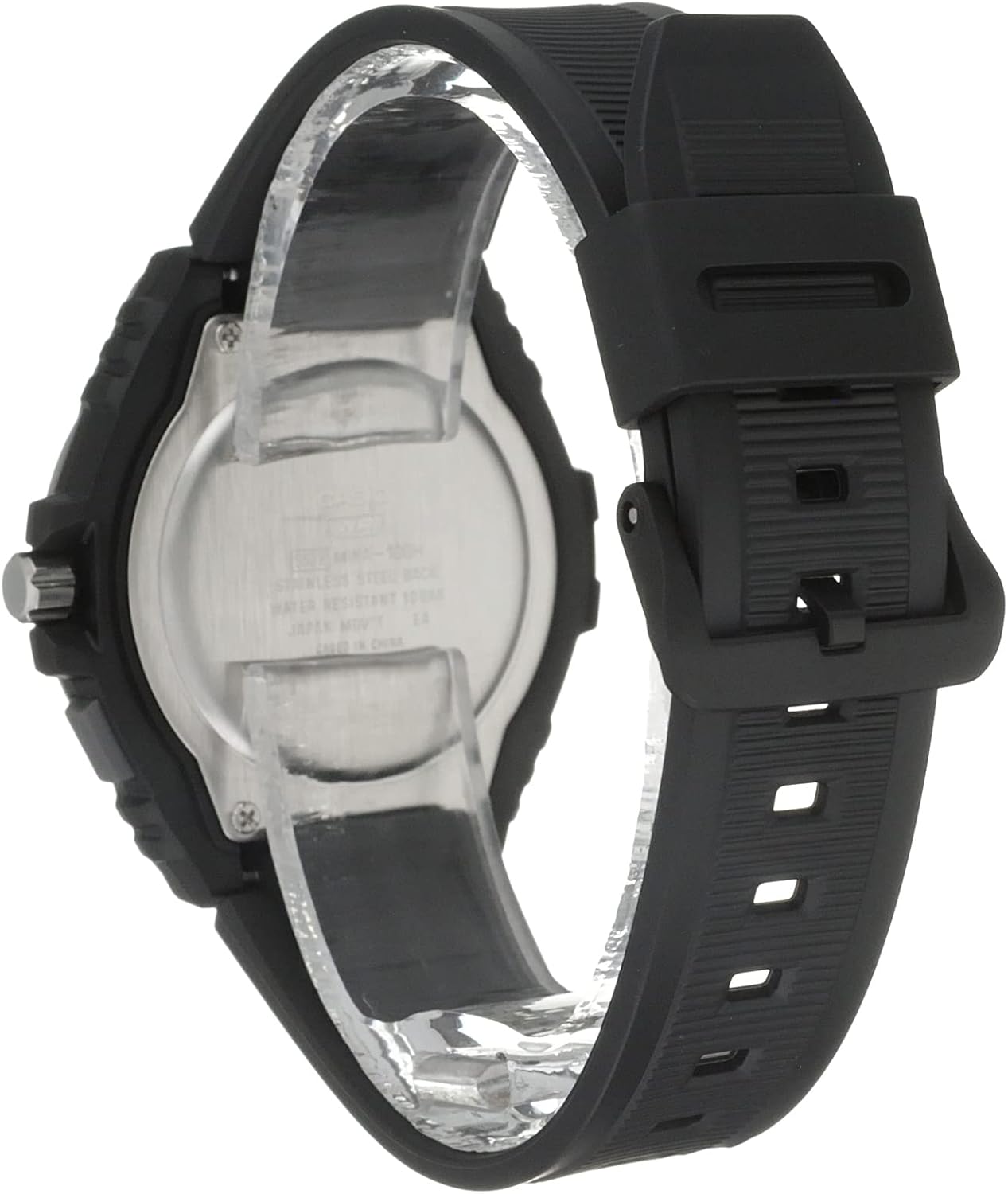 HOTCasio MWA100H Series | Men’s Analog Watch |100M WR | Stainless Steel Bezel | LED Illuminator Backlight with Afterglow | Resin Band | 3 Hands (HR, MIN, SEC) | 3 Year Battery
