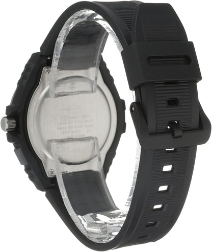 HOTCasio MWA100H Series | Men’s Analog Watch |100M WR | Stainless Steel Bezel | LED Illuminator Backlight with Afterglow | Resin Band | 3 Hands (HR, MIN, SEC) | 3 Year Battery