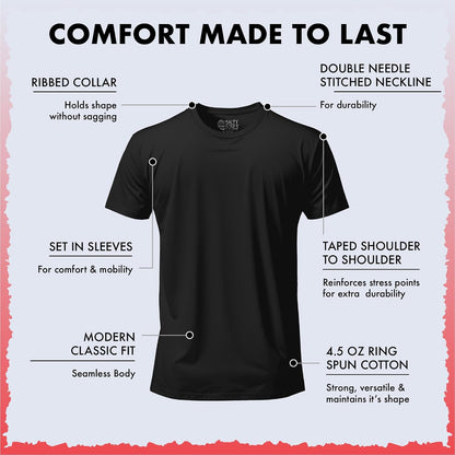 HOTSalty Bones On My Way to Making Bad Decisions T-Shirt, 100% Ringspun Cotton, Classic Fit,Printed in USA