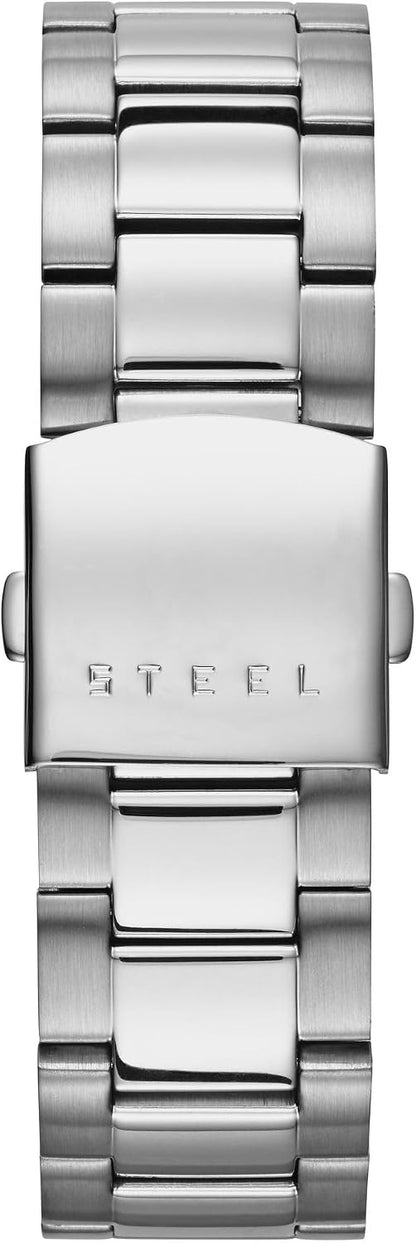 HOTGuess Men's Analog Dress Watch| Stainless Steel Case| 50M Water Resistance