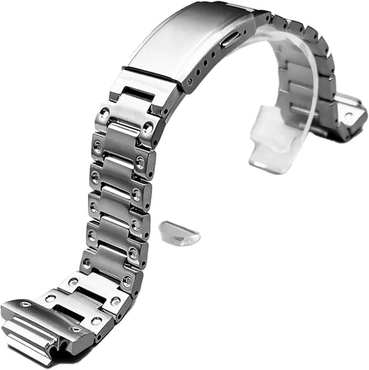 HOTStainless Steel Quick Release Strap Compatible with Men's G-Shock GM2100 GBM-2100 Watch Band Replacement