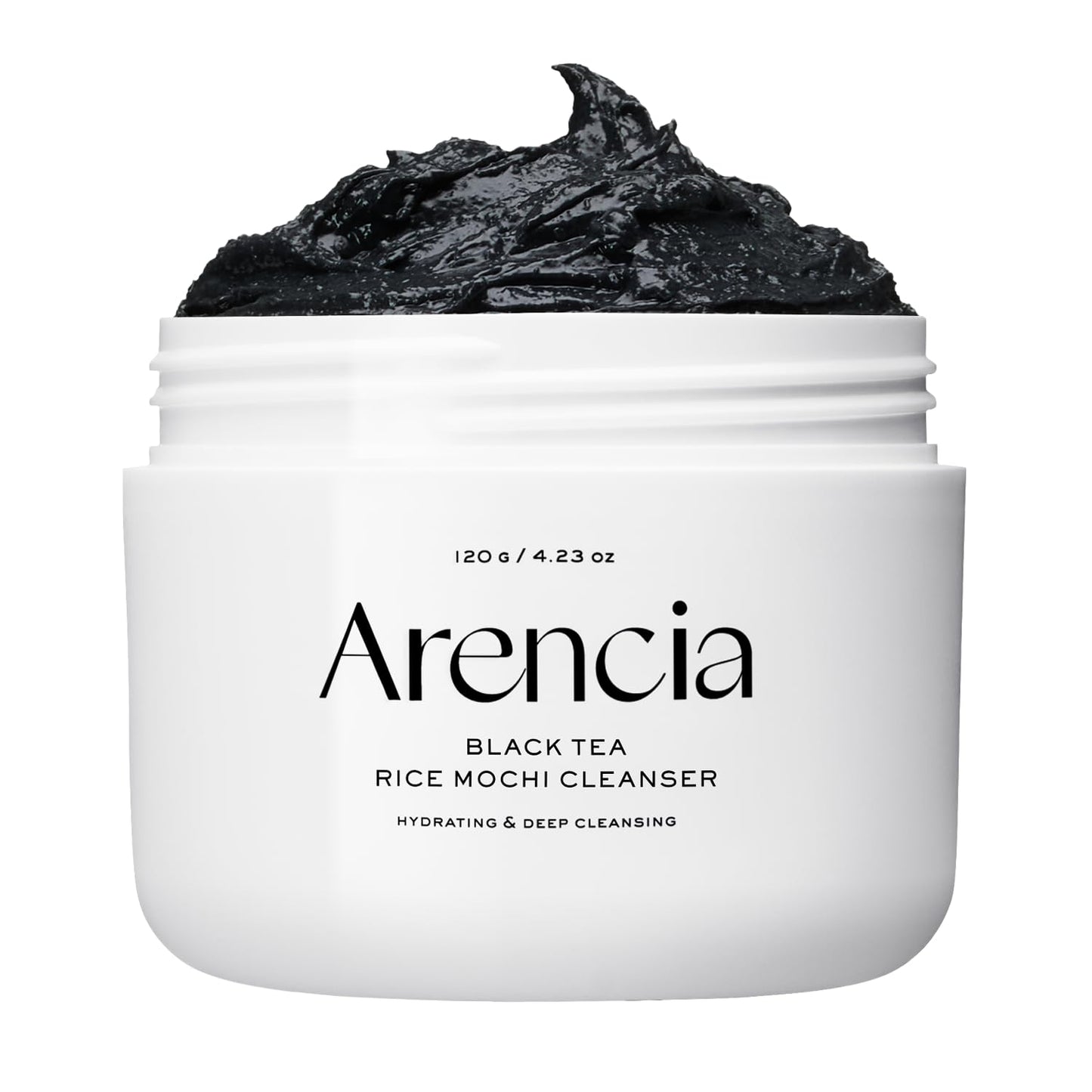 HOTArencia Korean Rice Mochi Face Cleanser - Face Wash, Gentle Scrub All in One for Deep Cleansing, Moisturizing, Pore Minimizing with Rice Water & Green Tea (4.23oz)