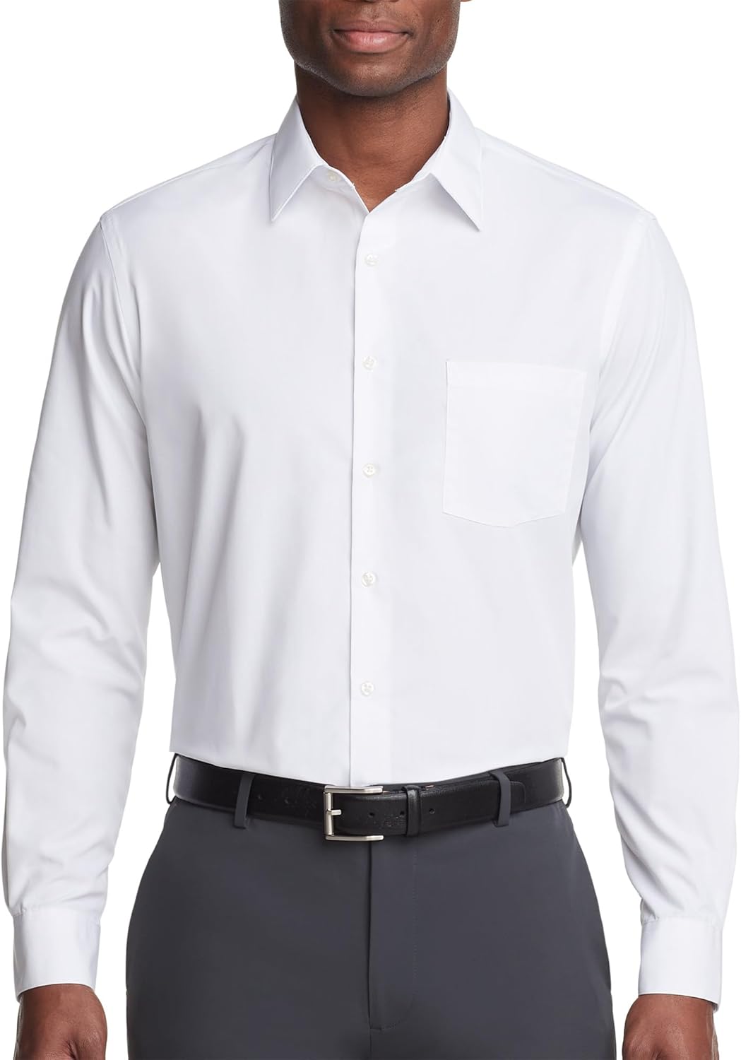 HOTVan Heusen Mens Dress Shirt Regular Fit Poplin Solid