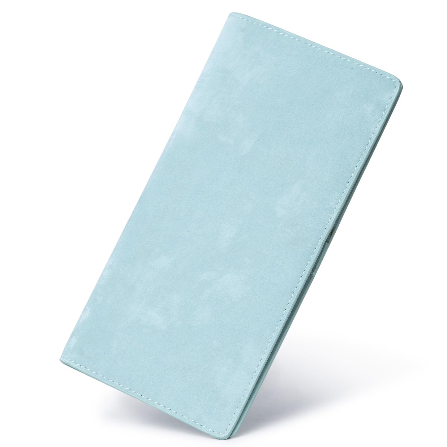 HOTBveyzi Ultra Slim Thin Leather RFID Blocking Credit Card Holder Bifold Clutch Wallets for Women