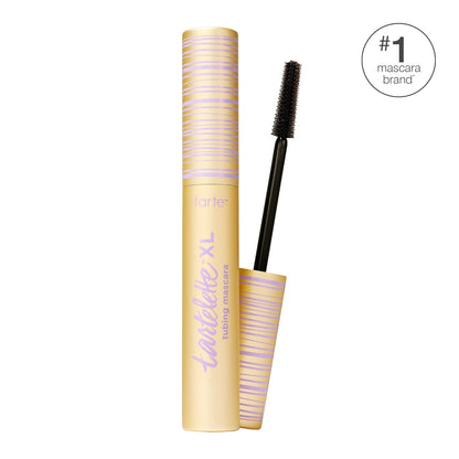 HOTtarte tartelette XL tubing mascara – Lash Extensions in a Tube with Peptide, Extra-Bold Buildable Lifted Length & Volume, Smudge-Proof Longwear, Easy-to-Remove, Vegan & Cruelty-Free
