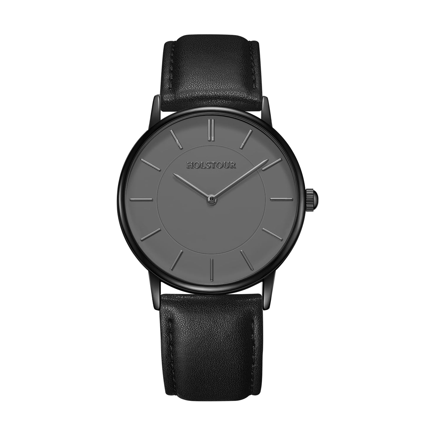 HOTHOLSTOUR Watches for Men Minimalist Business Style Analog Quartz Watch | Leather Strap,Waterproof,Exquisite gifts perfect for men, boyfriends, husbands, and fathers