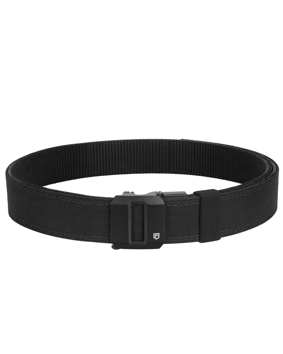 HOTFAIRWIN Tactical Gun Belt, Ratchet CCW EDC Stiff Heavy Duty Work 1.5" Battle Concealed Carry Rigid Patented Nylon Men Belts