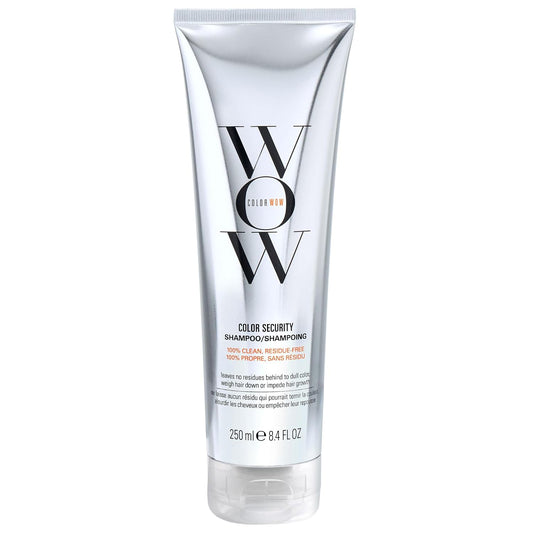 HOTCOLOR WOW Color Security Shampoo, Sulfate-Free Residue-Free Shampoo for Healthy-Looking Hair and Scalp