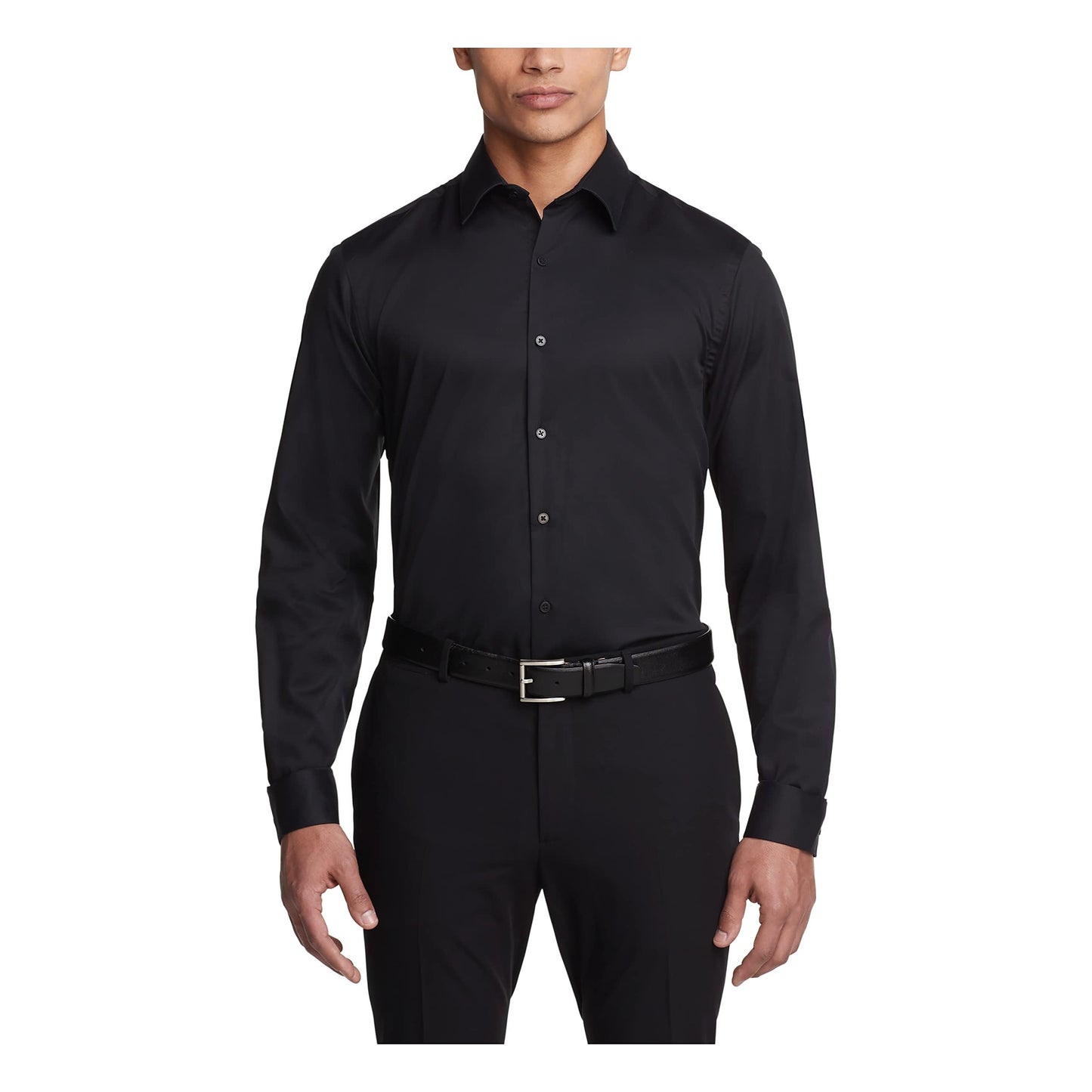 HOTVan Heusen Men's Flex Collar Slim Fit Stretch Dress Shirt