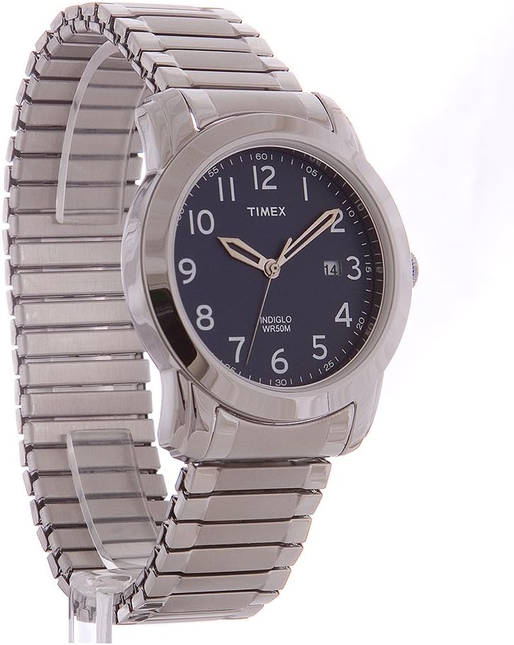 HOTTimex Men's Highland Street Stainless Steel Expansion Band Watch