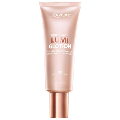 HOTL'Oreal Paris Makeup True Match Lumi Glotion, Natural Glow Enhancer, Illuminator Highlighter, Bronzing Drops For a Sun-Kissed Glow, 903 Medium