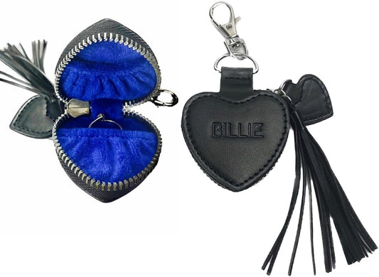HOTBling Bag™ Ring Storage Holder Keychain Bag Charm with Latch by Billie, Jewelry Box Case, Traveling Jewelry Holder Storage, Pill Box Keychain Container, Singe pink