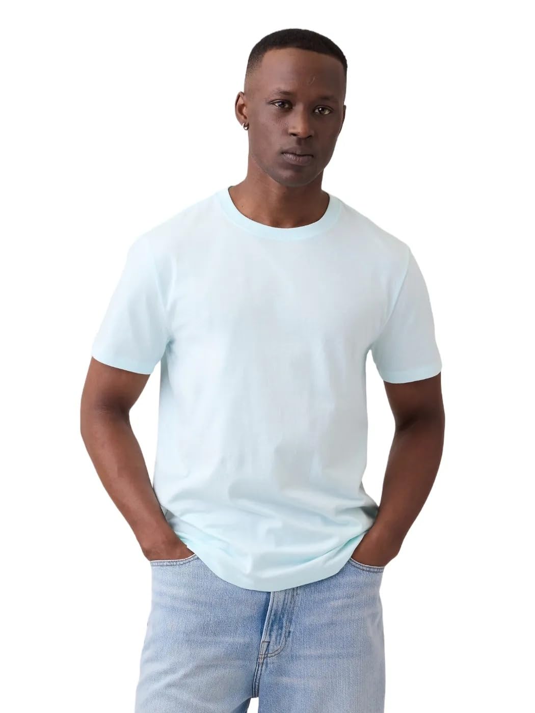 HOTGap Mens Everyday Soft Crewneck T-Shirt Tee