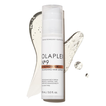 HOTOlaplex Nº. 9 Bond Protector: Nourishing Hair Serum & Heat Protectant | Softens, Nourishes & Reduces Tangle & Static | For Coily, Curly, Straight, and Wavy, 90 mL / 3.0 Fl Oz