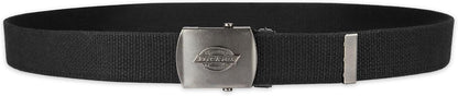 HOTDickies mens Fabric Web Plaque Logo Buckle Belt - Fits Up to Size 42" Waist