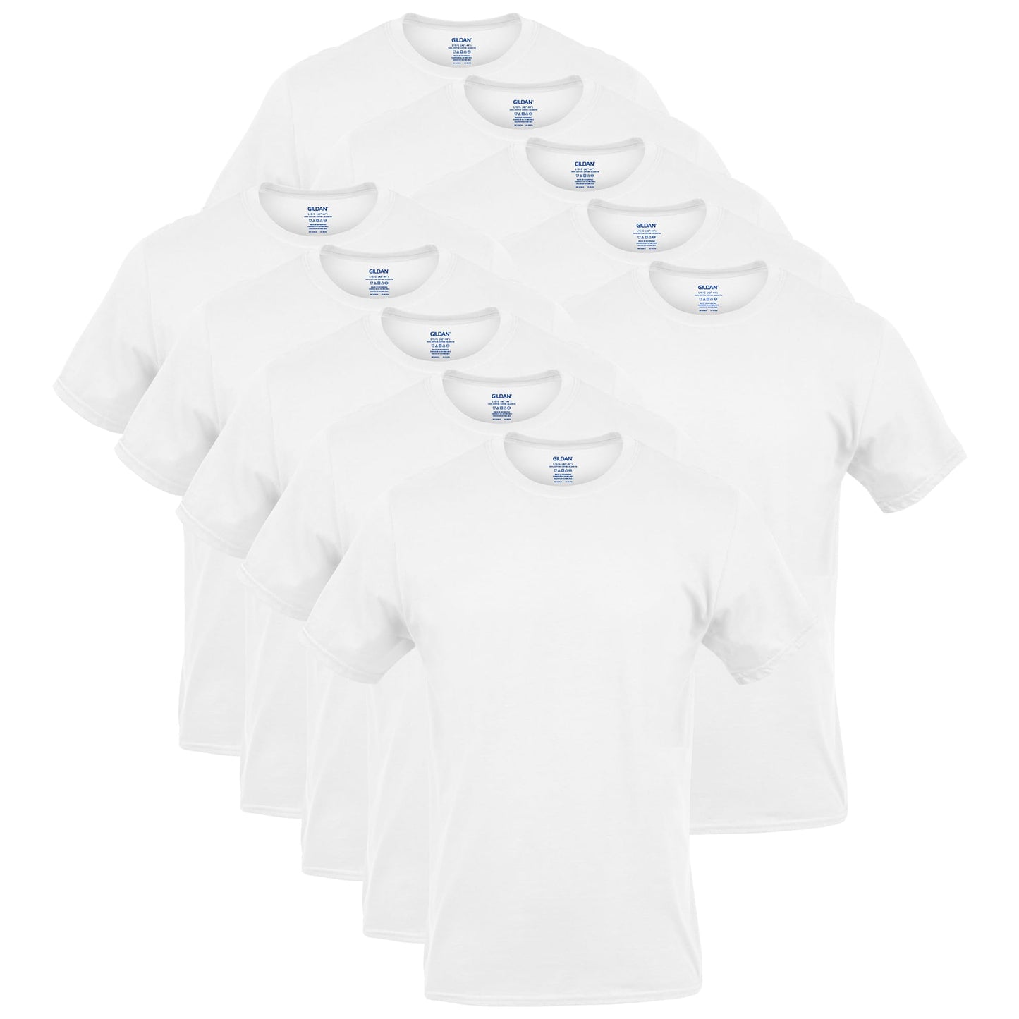 HOTGildan Men's Crew T-Shirts, Multipack, Style G1100