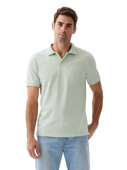 HOTGap Men's Stretch Pique Polo Shirt
