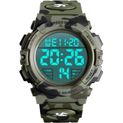 HOTL LAVAREDO Mens Digital Watch Sports Military Watches Waterproof Outdoor Chronograph Wrist Watches for Men with LED Back Ligh/Alarm/Date