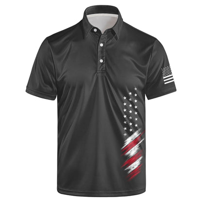 HOTGolf Polos for Men Funny Moisture Wicking Golf Shirts Performance Quick-Dry Polo Shirts Short Sleeve