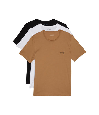 HOTBOSS Men's Logo Embroidered Cotton Tee 3 Pack