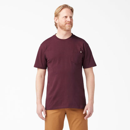 HOTDickies Men's Heavyweight Heathered Short Sleeve Pocket T-Shirt