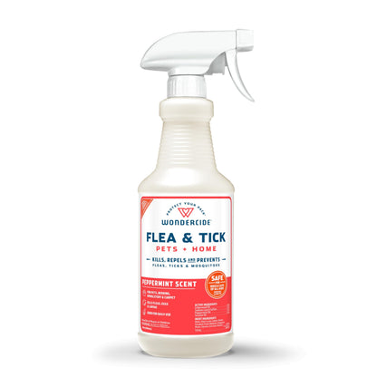 HOTWondercide - Flea, Tick & Mosquito Spray for Pets and Home with Natural Essential Oils - Killer, Control, Prevention, Treatment - Lemongrass 16 oz