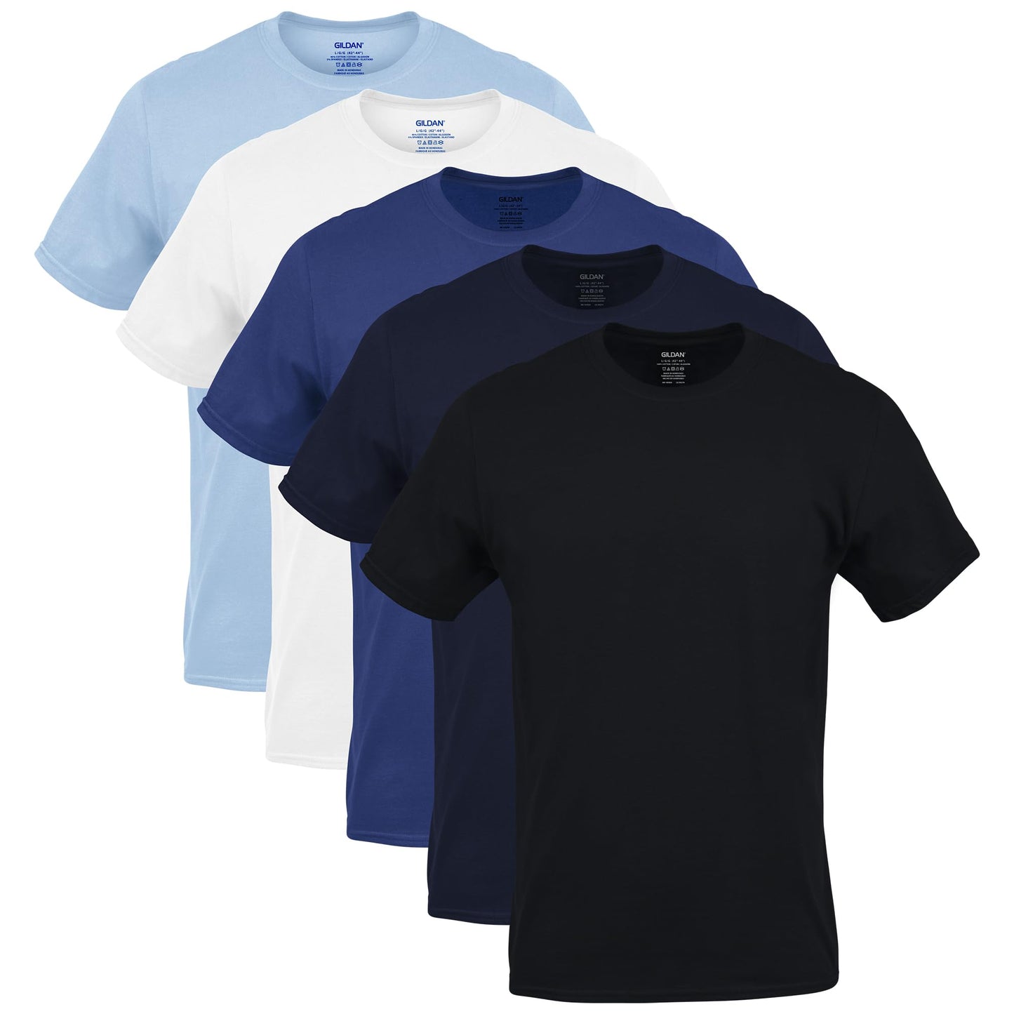 HOTGildan Men's Crew T-Shirts, Multipack, Style G1100