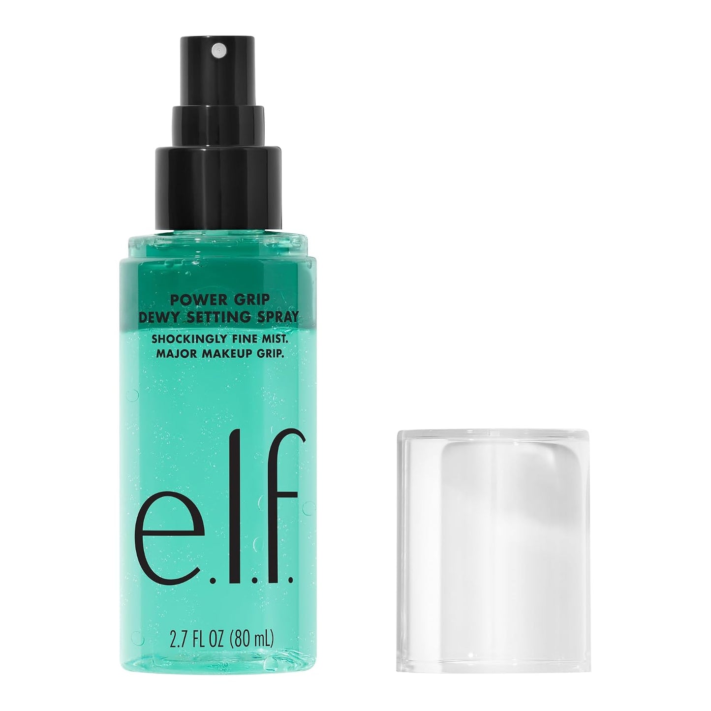HOTe.l.f. Power Grip Dewy Setting Spray, Ultra Fine Mist Made With Hyaluronic Acid, Grips Makeup For A Hydrated-Looking, Dewy Finish, Vegan & Cruelty-Free