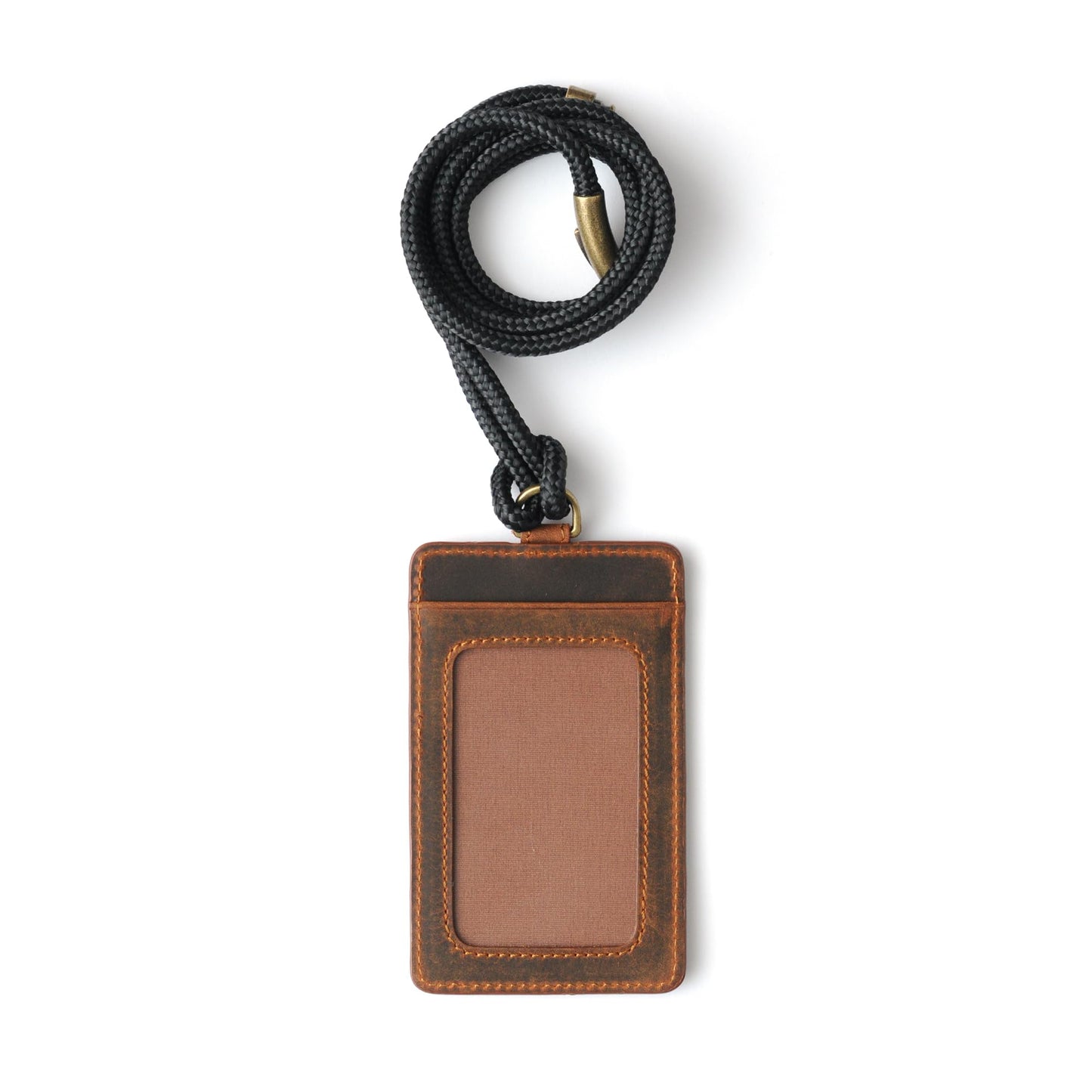 HOTHandmade Leather Card Holder Wallet, Leather Minimalist Wallet with ID Card Holder, Slim Bifold ID Wallet