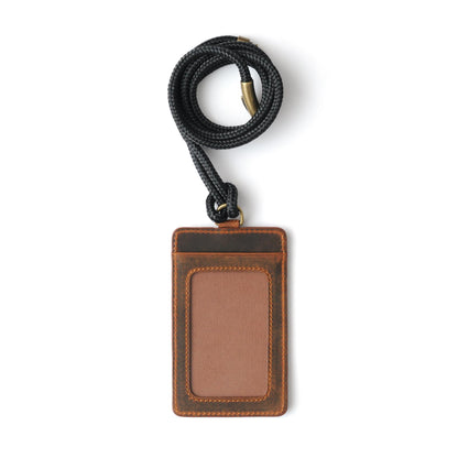 HOTHandmade Leather Card Holder Wallet, Leather Minimalist Wallet with ID Card Holder, Slim Bifold ID Wallet