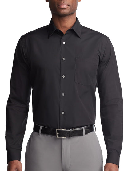 HOTVan Heusen Mens Dress Shirt Regular Fit Poplin Solid