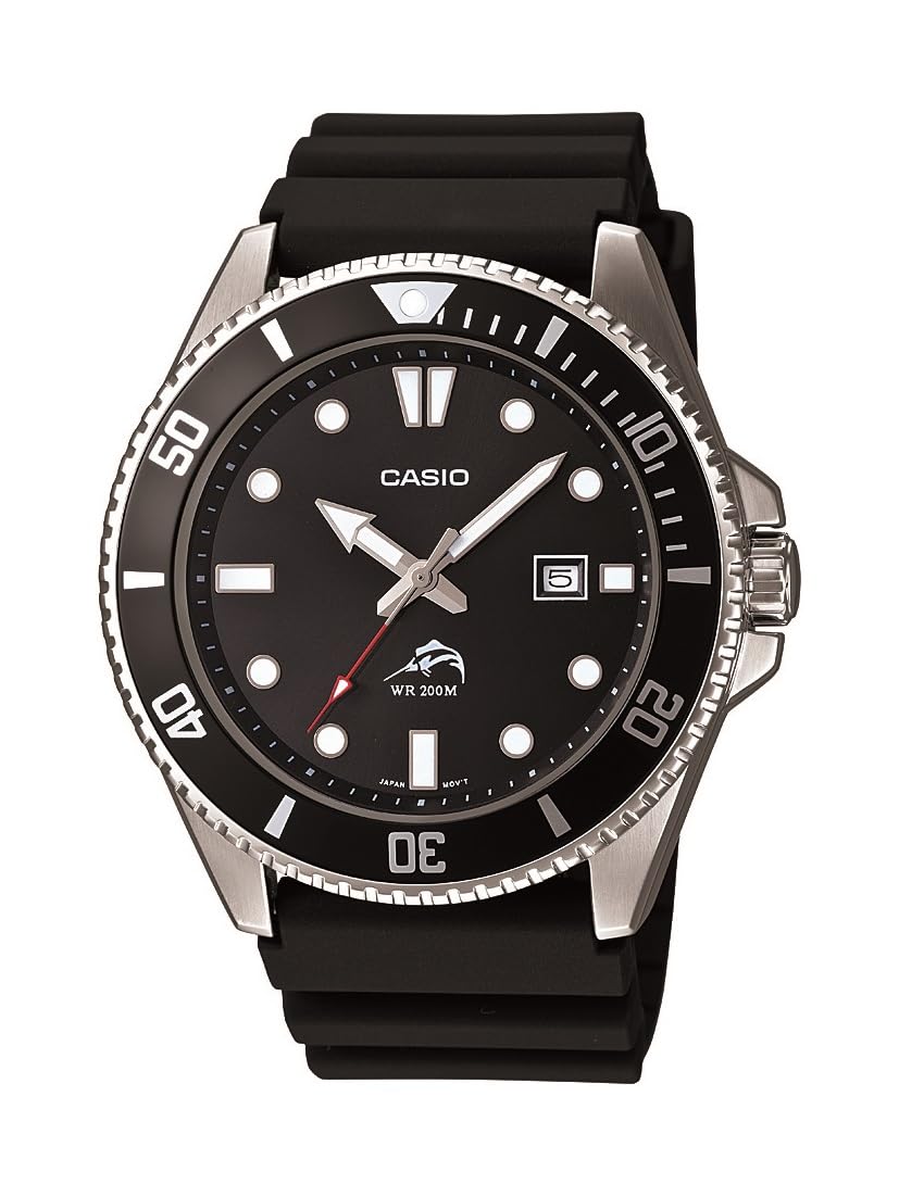 HOTCasio MDV106 Series | Unisex Analog Watch | 200M WR | Stainless Steel Case | Resin Band | 2 Hand Analog (HR, Min, SEC) | Date Display | Screw Down Crown/Screw Down Caseback | 3 Year Battery