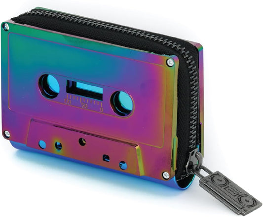 HOTFydelity Cute Retro Cassette Tape Wallet Kawaii Cool Gifts for Women Purse