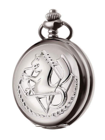 HOTBOSHIYA Fullmetal Alchemist Pocket Watch with Chain Box for Cosplay Accessories Anime Merch